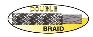 Cavo a doppia treccia intrecciata per applicazioni professionali, ideale per corde per nautica resistenti e durature