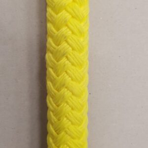 Corda gialla intrecciata in polipropilene, robusta e resistente, ideale per usi nautici e industriali da Produzione Corde per nautica